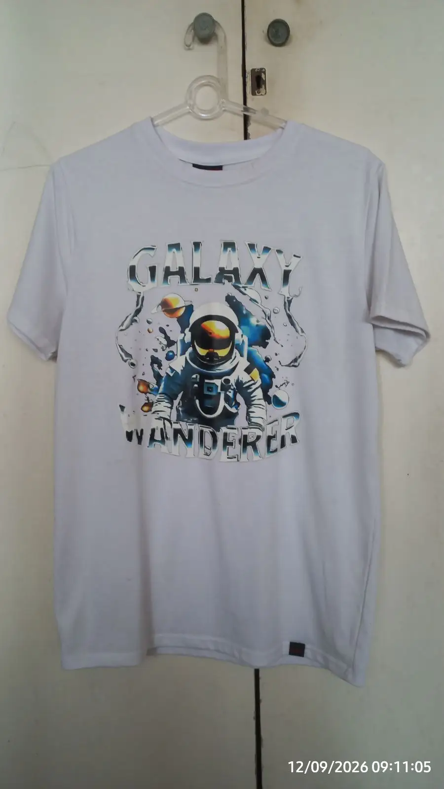 Galaxy Wanderer Graphic White T-Shirt