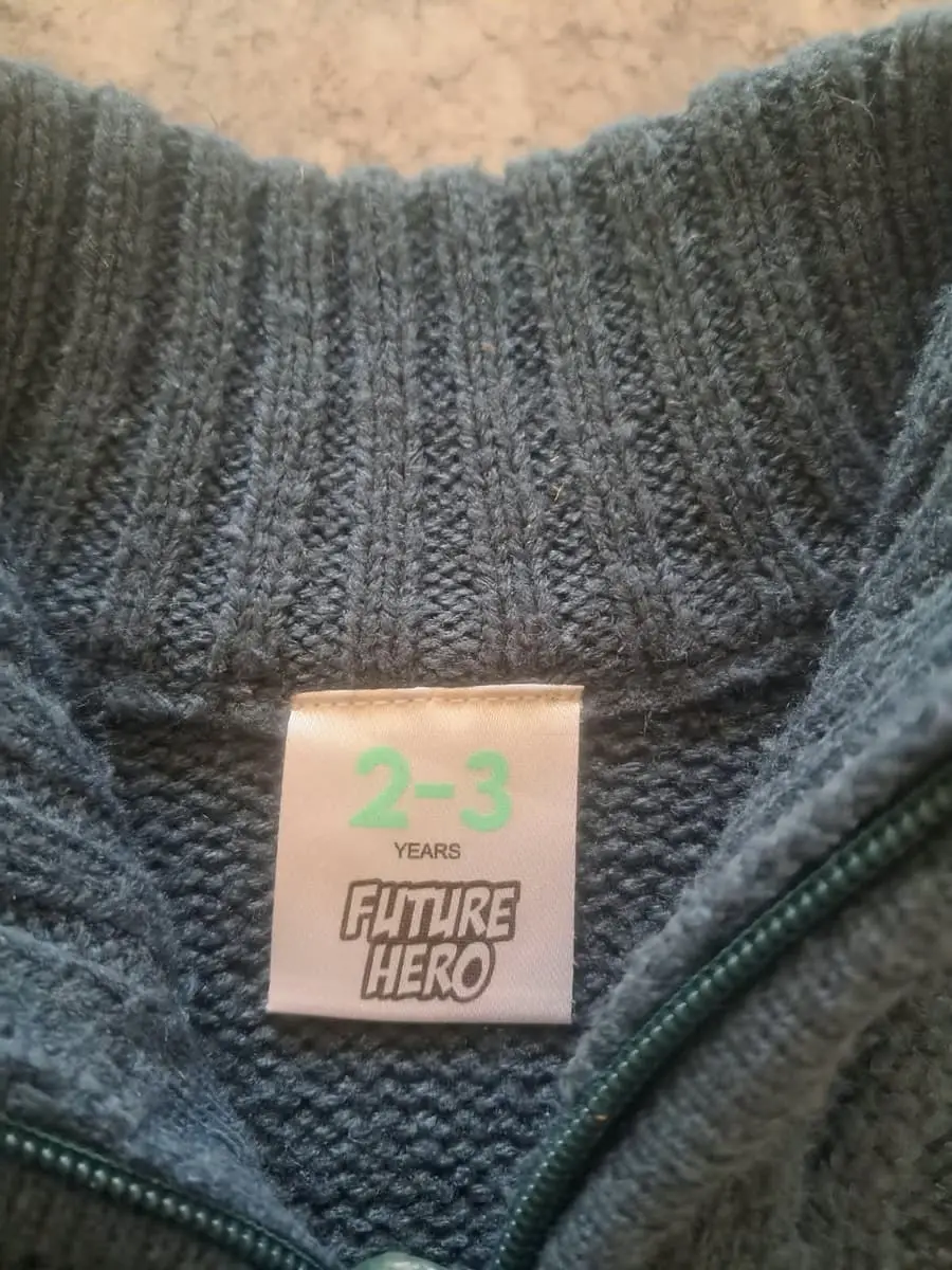 Future Hero Toddler Knitted Jersey – Size 2–3 Years