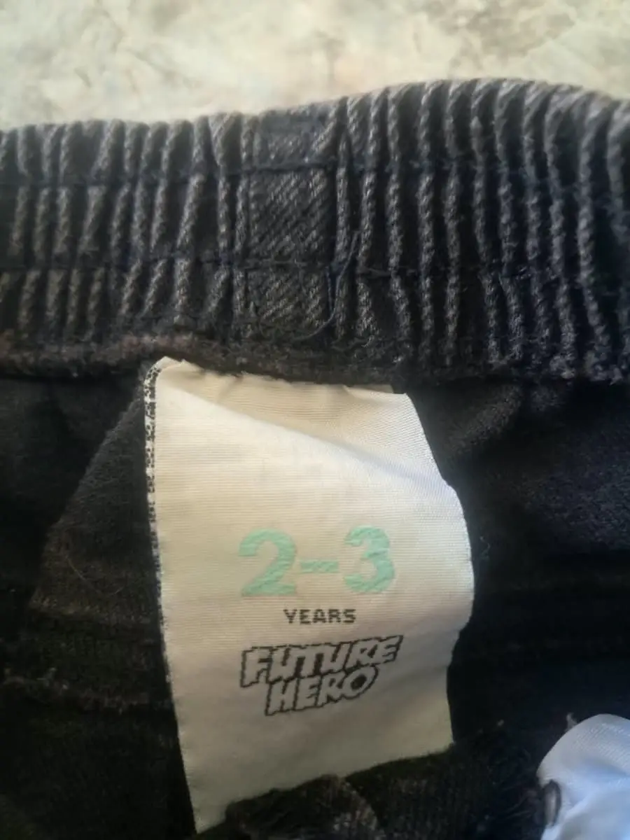 👖 PRELOVED: Boys Black Jeans – Size 2–3 Years