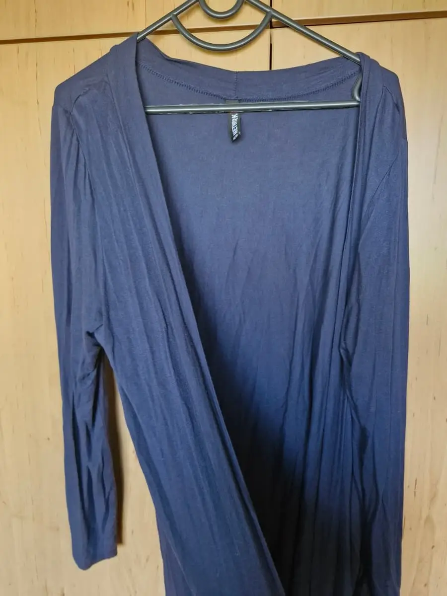 Navy cardigan