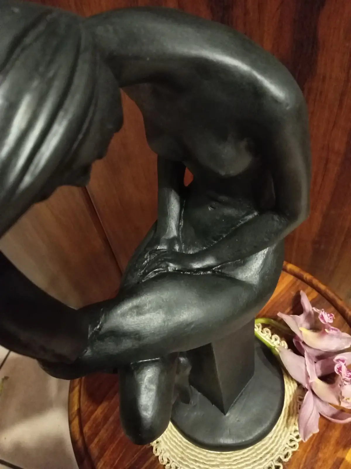 Black Figurative Art Sculpture