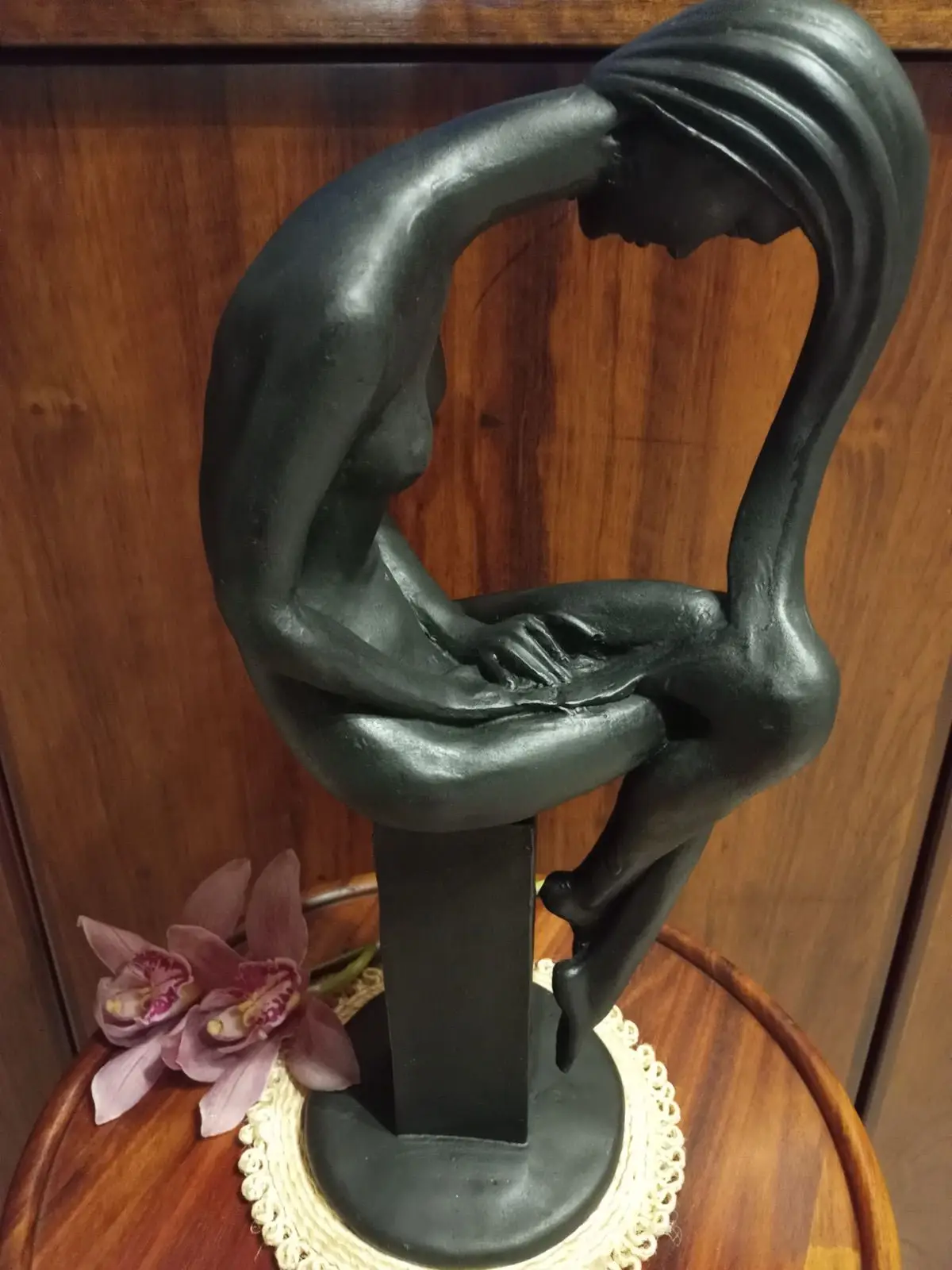 Black Figurative Art Sculpture