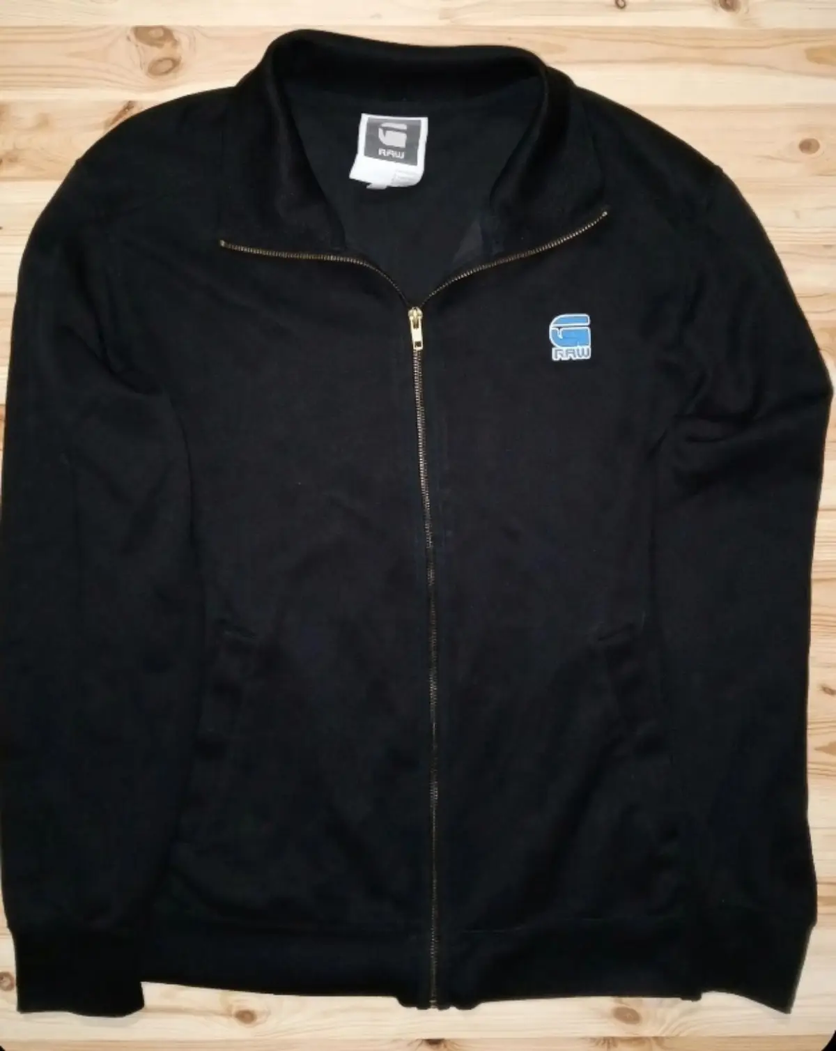 G-Star RAW Black Zip-Up Track Jacket