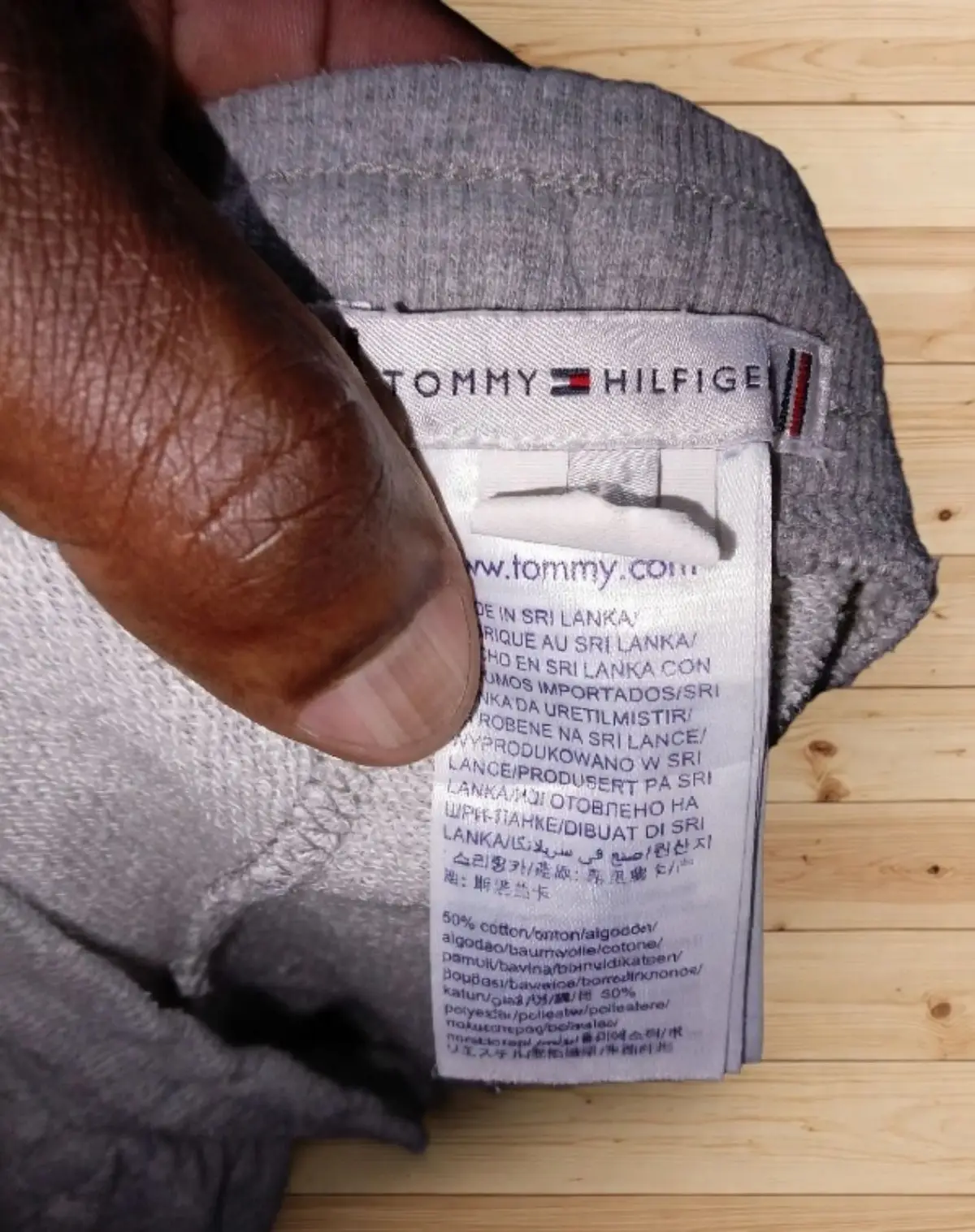 Tommy Hilfiger Grey Side Logo Joggers