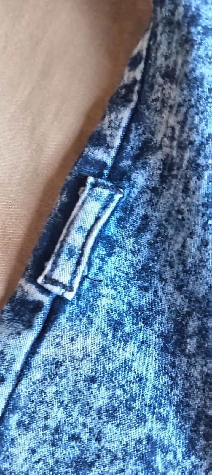 Acid Wash Denim Sleeveless Dress