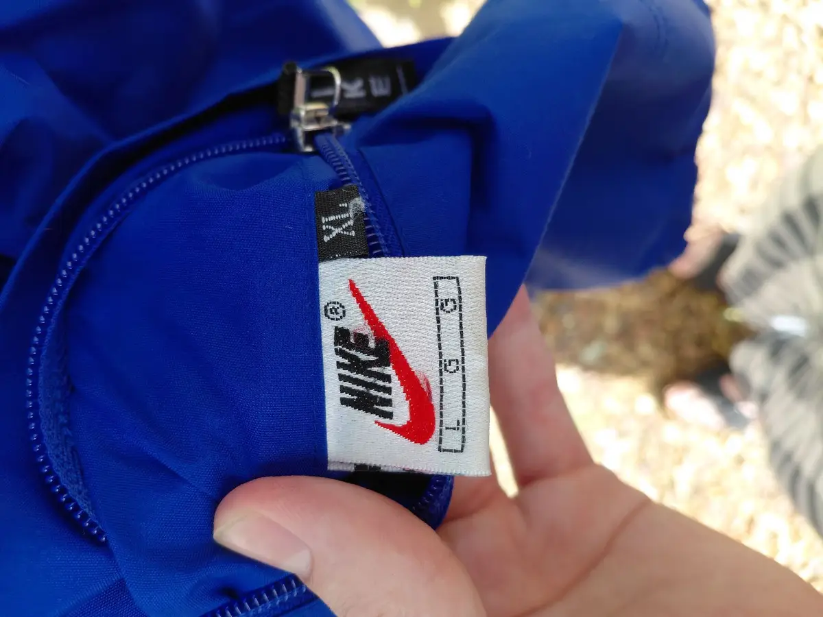 Nike Blue and Black Windbreaker Jacket