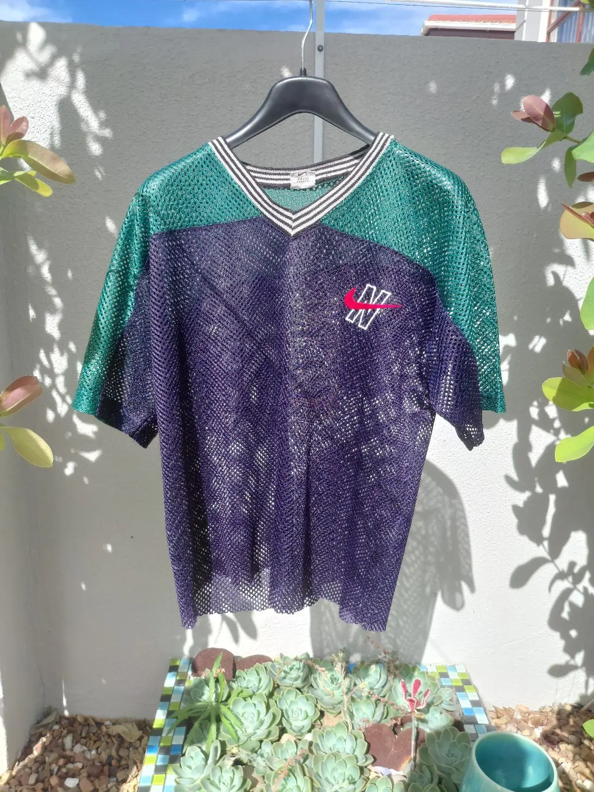 Nike Mesh Jersey Green and Purple