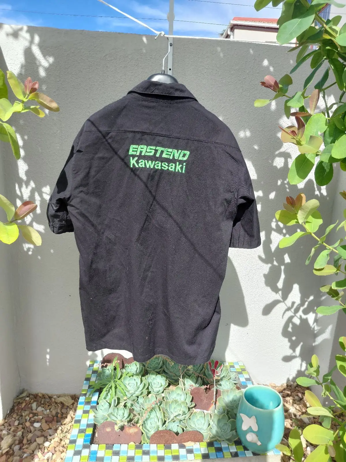 Black Motorsport Sponsor Pit Crew Work Shirt