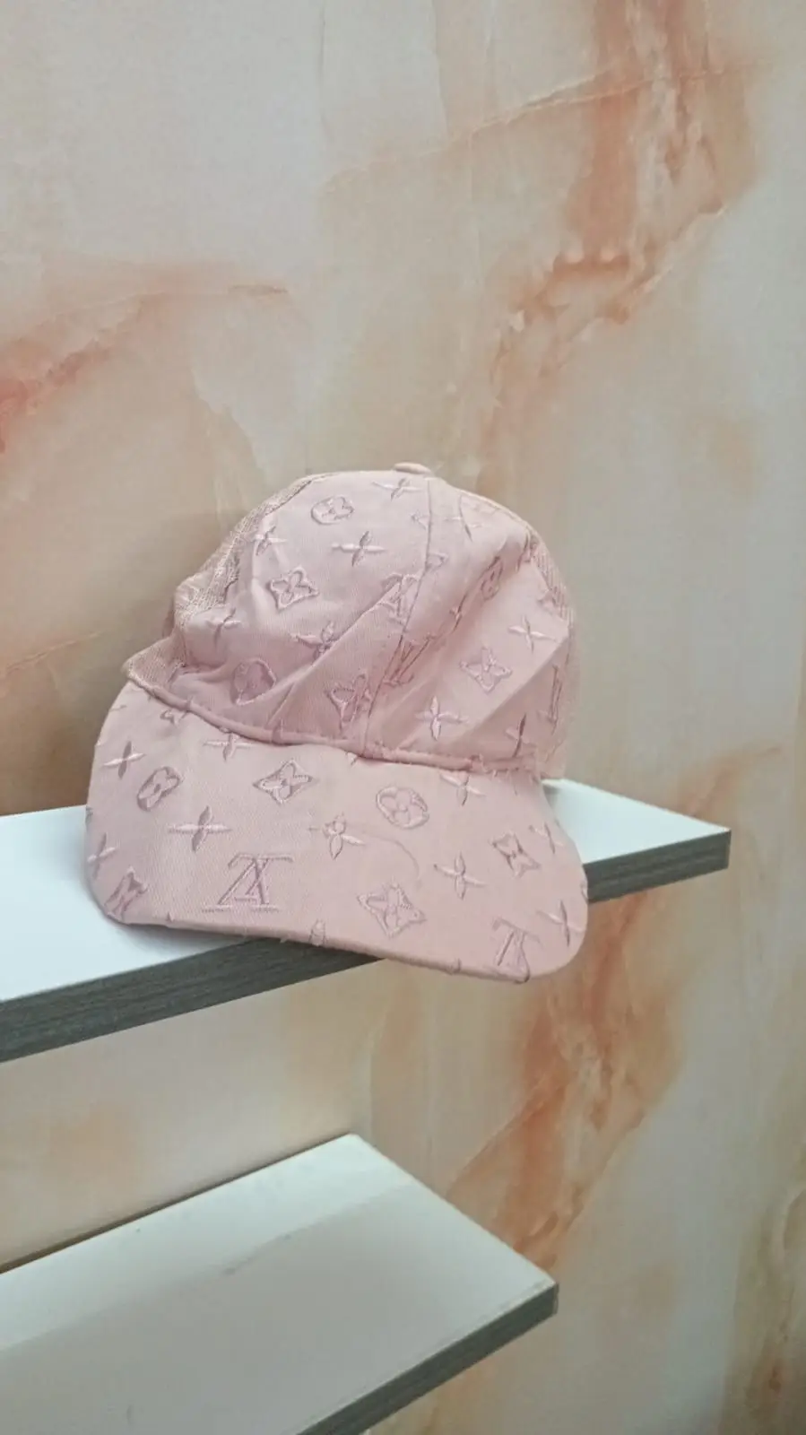 Louis Vuitton Pink Monogram Cap