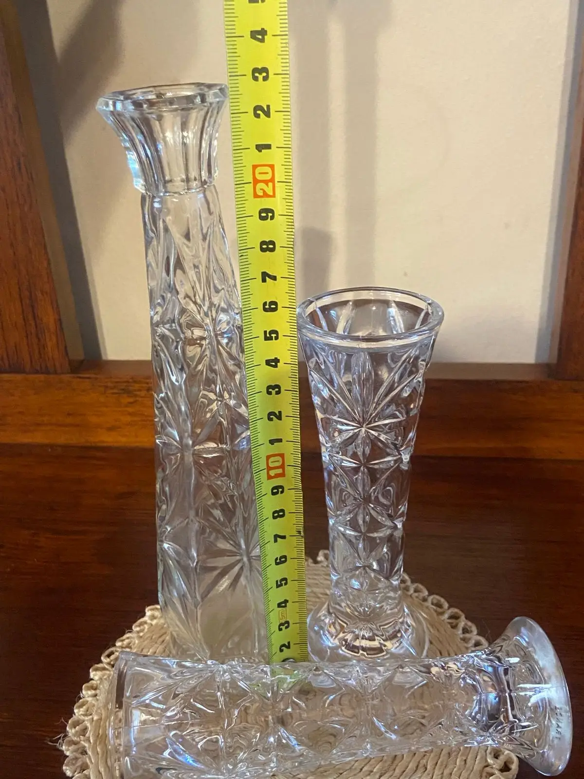 Vintage Cut Glass Bud Vase