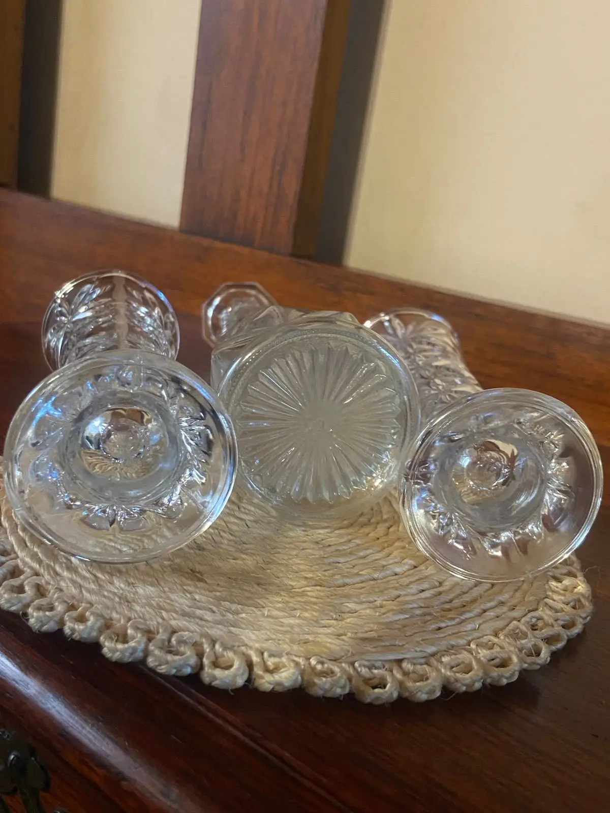 Vintage Cut Glass Bud Vase