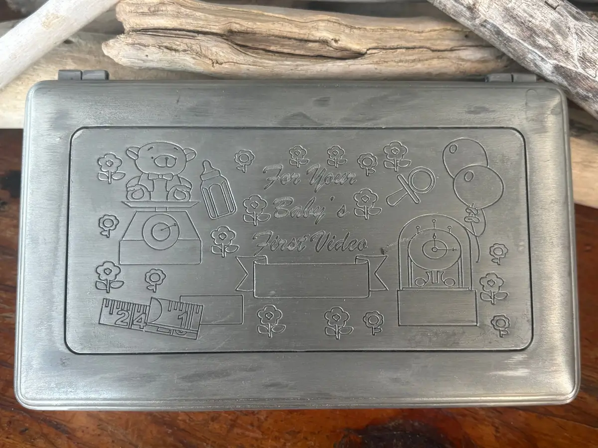 Engraved Metal Baby Keepsake Box