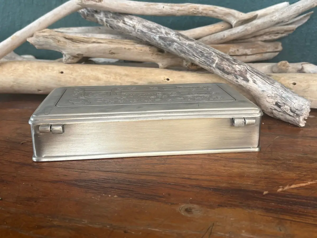 Engraved Metal Baby Keepsake Box