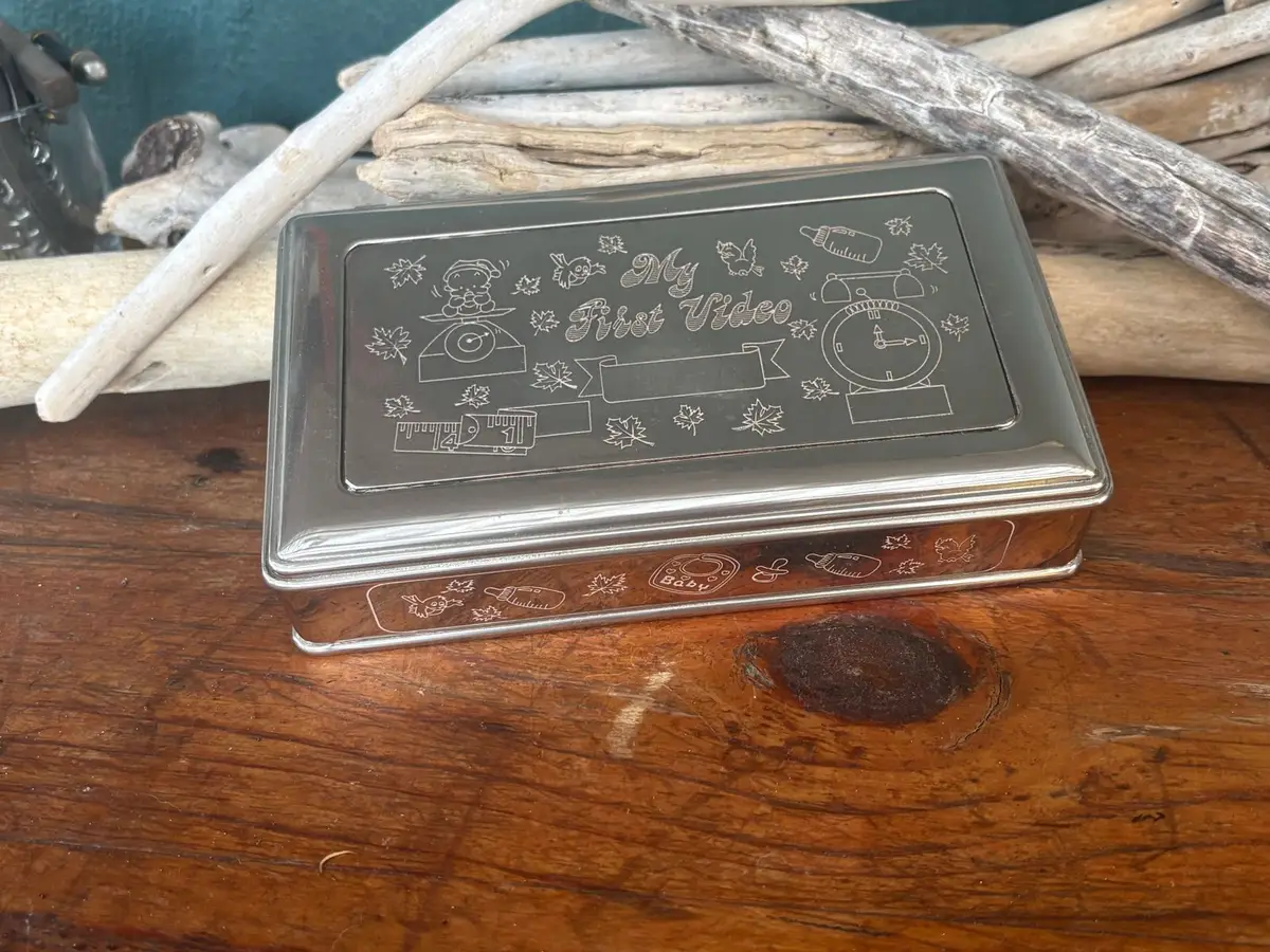 Silver Keepsake Box My First Video