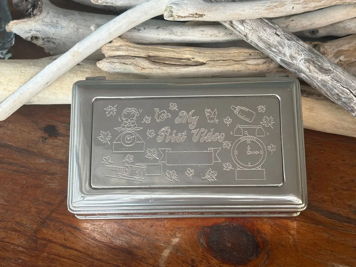 Silver Keepsake Box My First Video