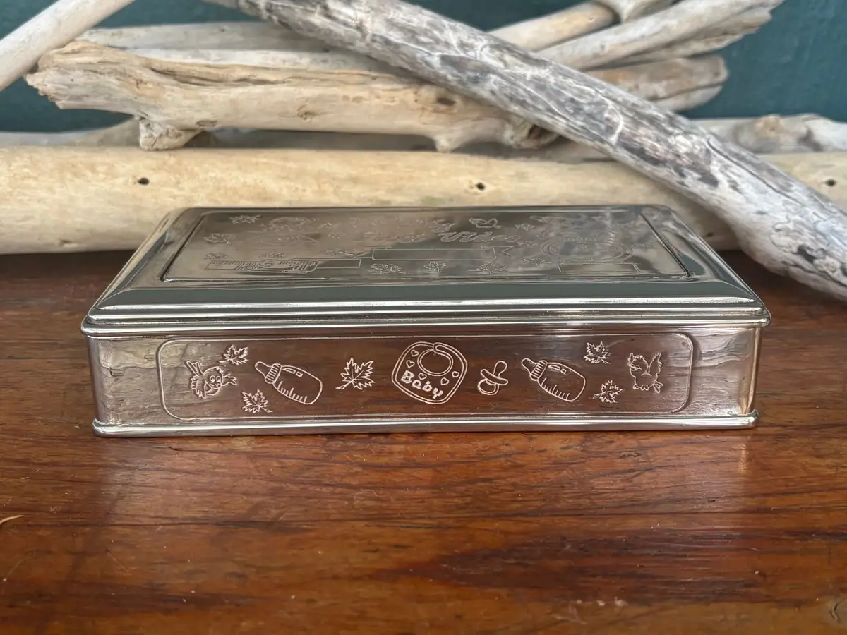 Silver Keepsake Box My First Video
