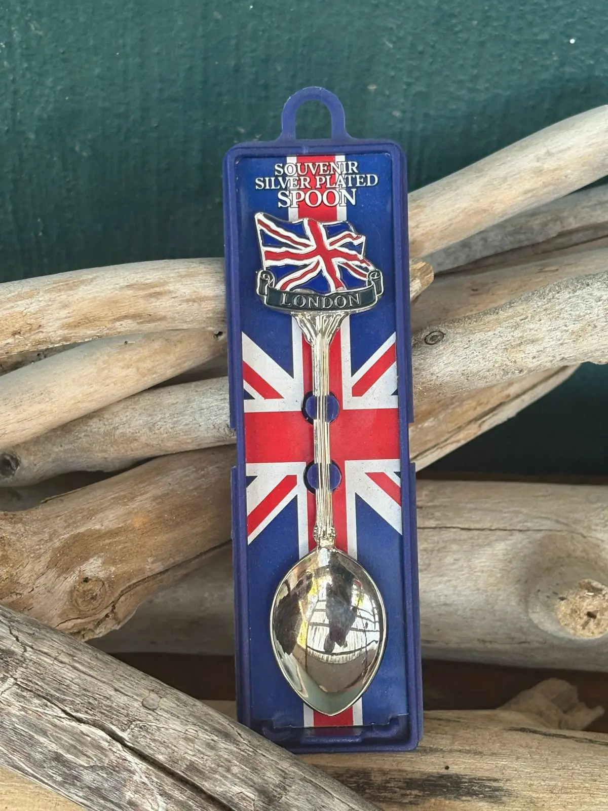 London Souvenir Silver Plated Spoon in Packaging