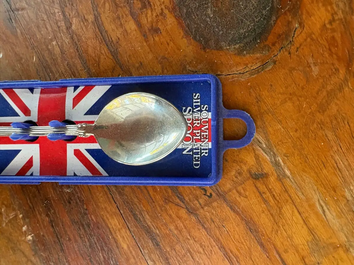 London Souvenir Silver Plated Spoon in Packaging