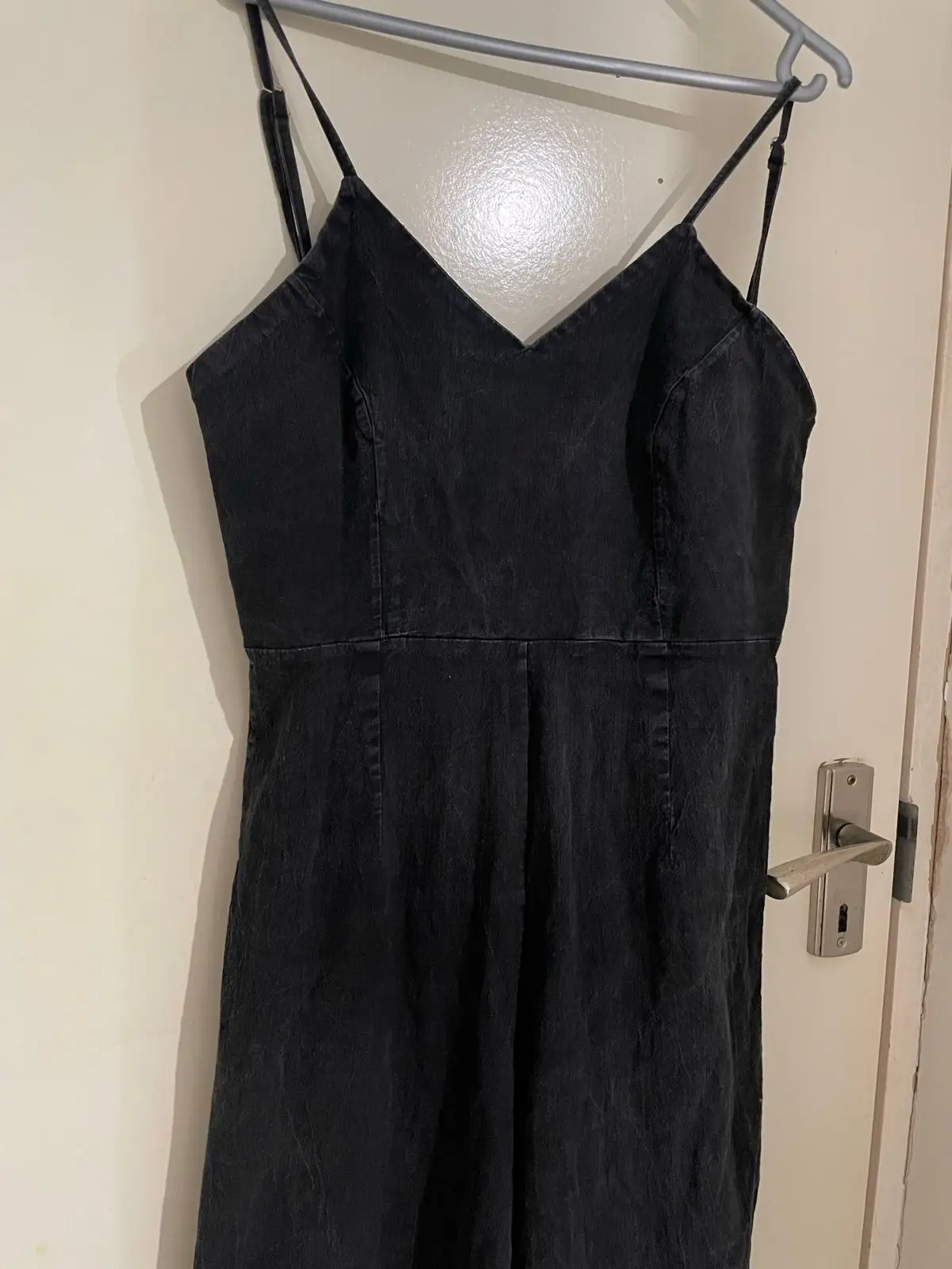 Cotton On Black Denim Jumpsuit