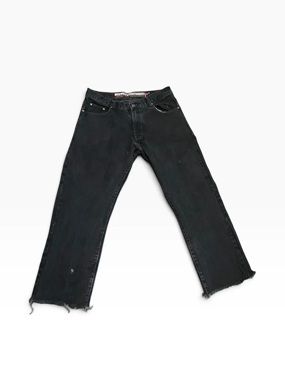 Soviet Black Distressed Denim Jeans