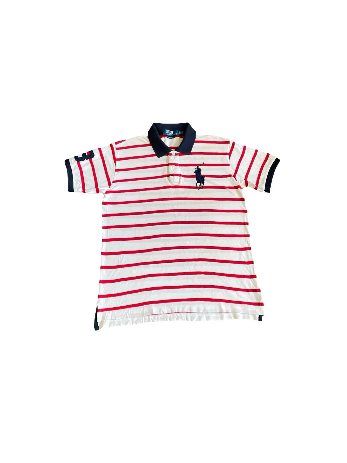 Ralph Lauren Red Striped Polo Shirt