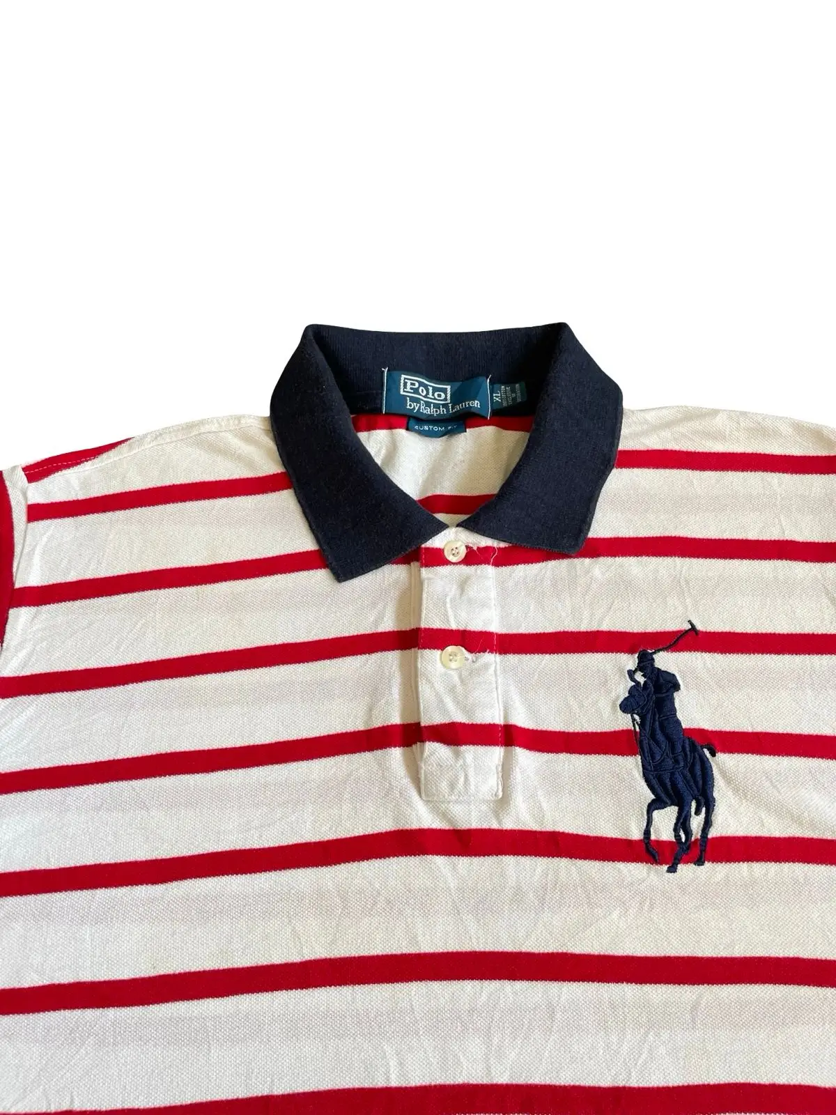 Ralph Lauren Red Striped Polo Shirt