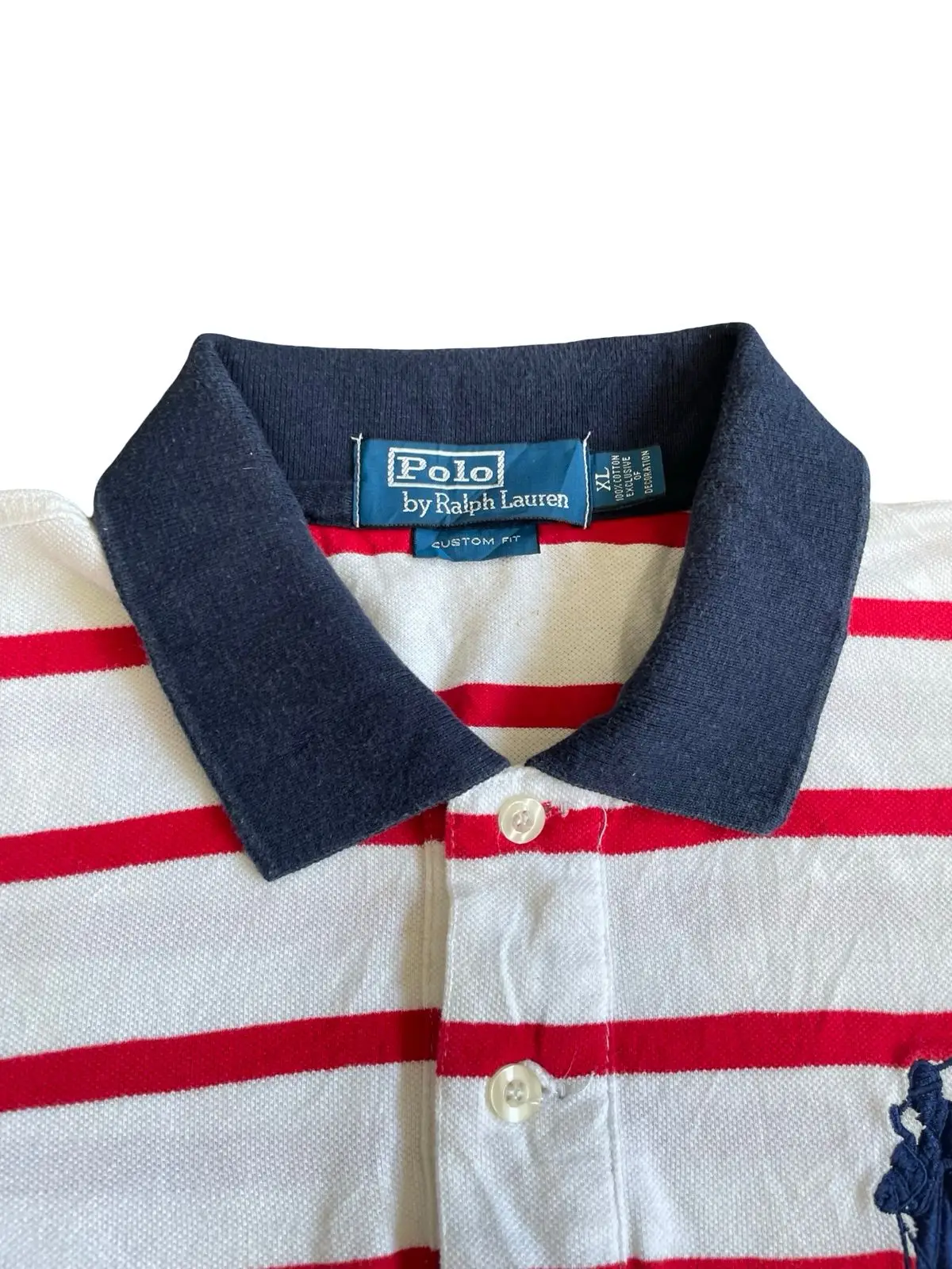 Ralph Lauren Red Striped Polo Shirt
