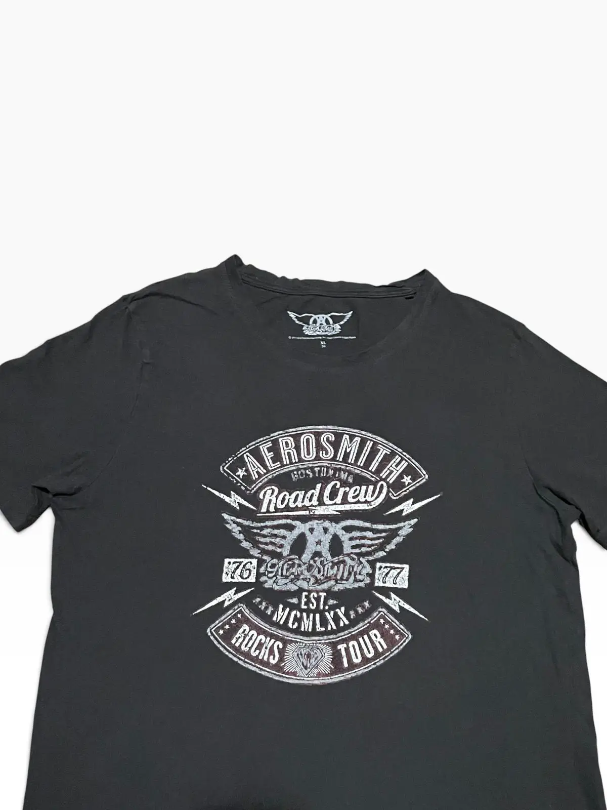 Aerosmith Band Tour Graphic T-Shirt Black XL