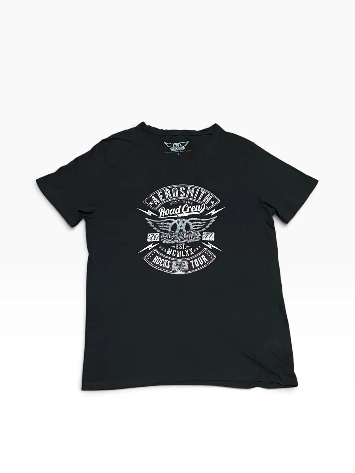 Aerosmith Band Tour Graphic T-Shirt Black XL