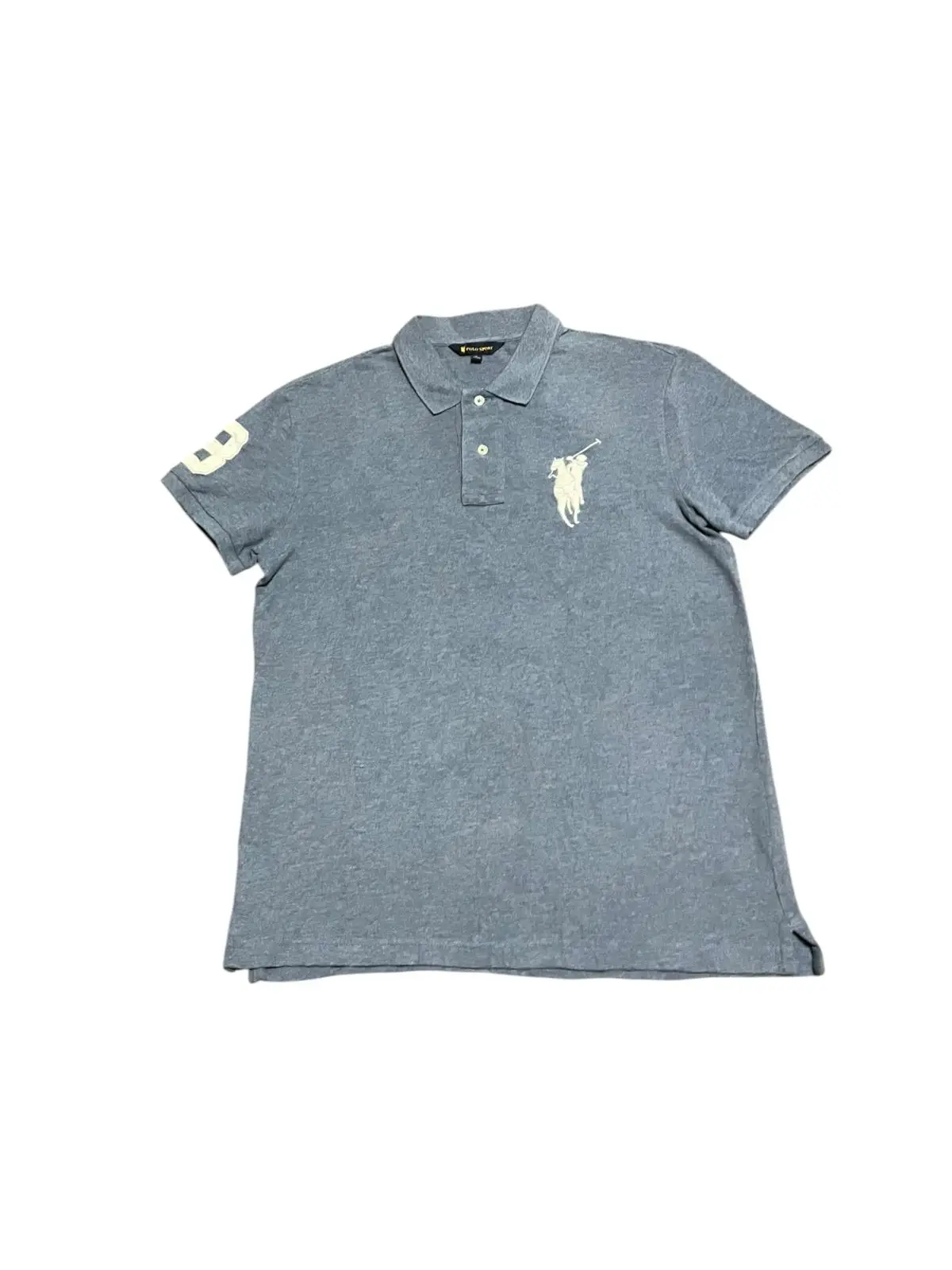 Ralph Lauren Polo Sport Grey Polo Shirt Large
