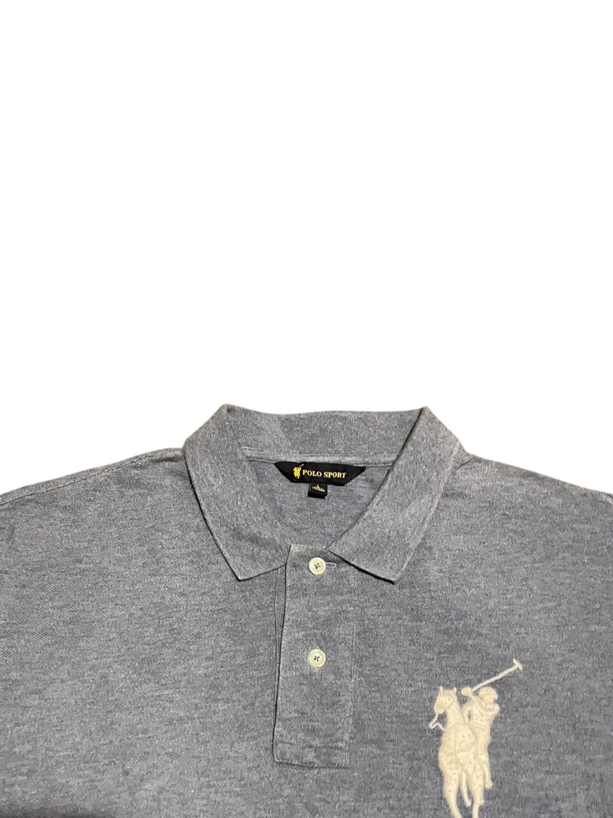 Ralph Lauren Polo Sport Grey Polo Shirt Large