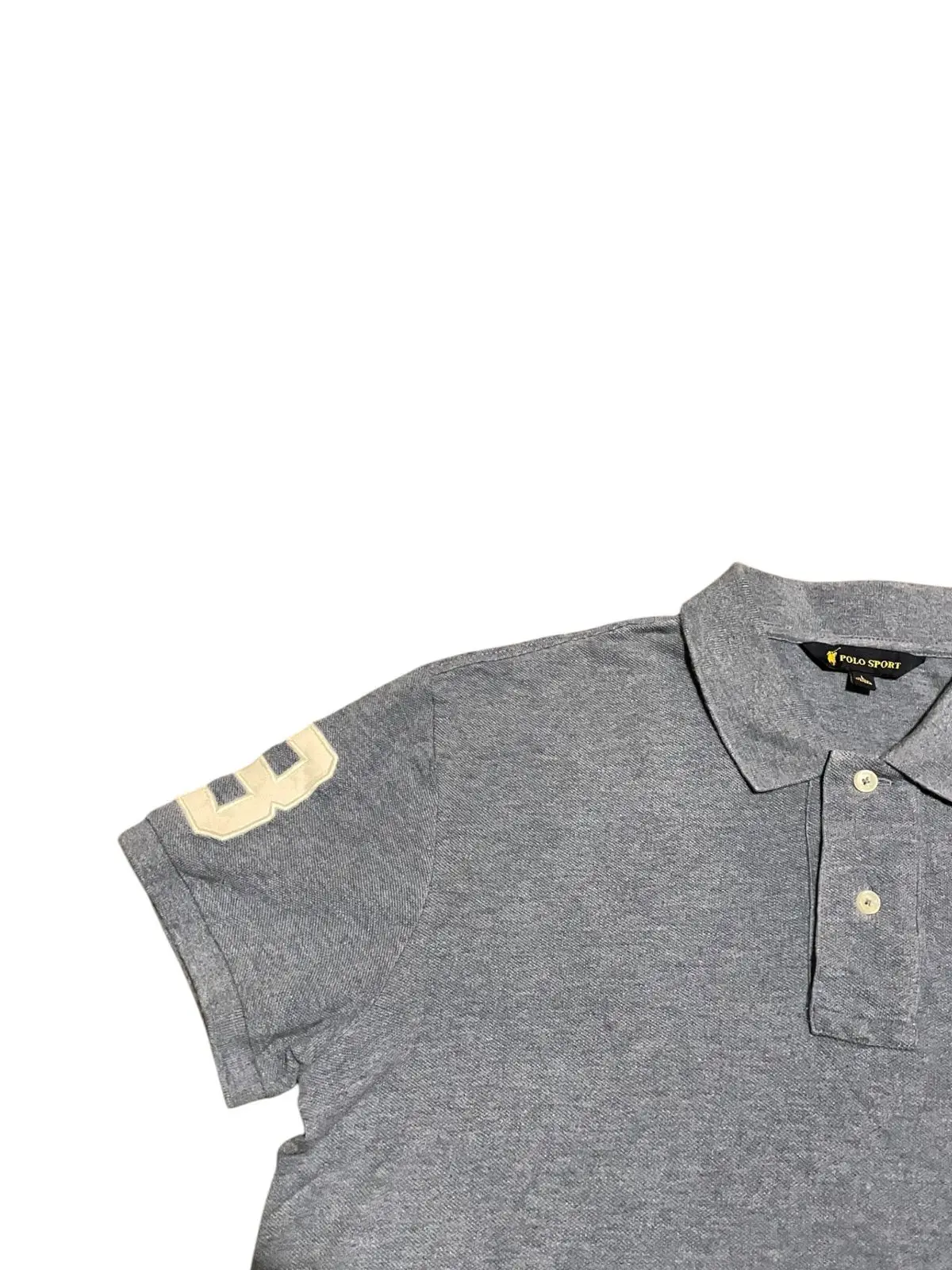 Ralph Lauren Polo Sport Grey Polo Shirt Large