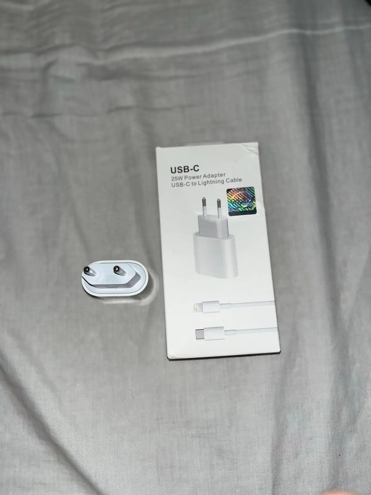 USB-C 25W Power Adapter and Cable Box