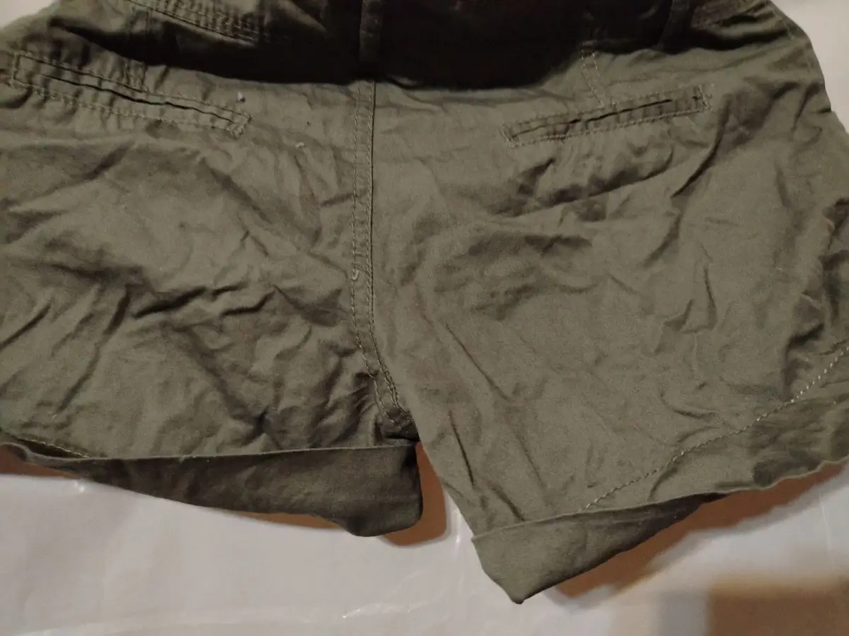 Olive Green Cargo Shorts Size 12