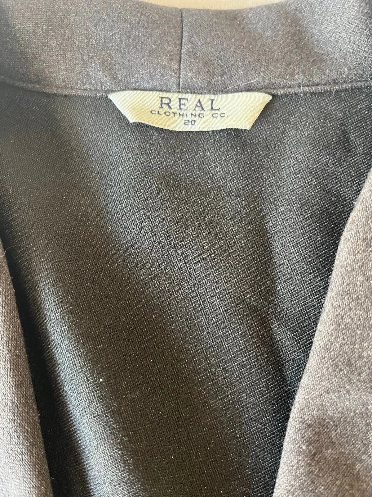 Real Clothing Co. Dark Grey Blazer Size 20