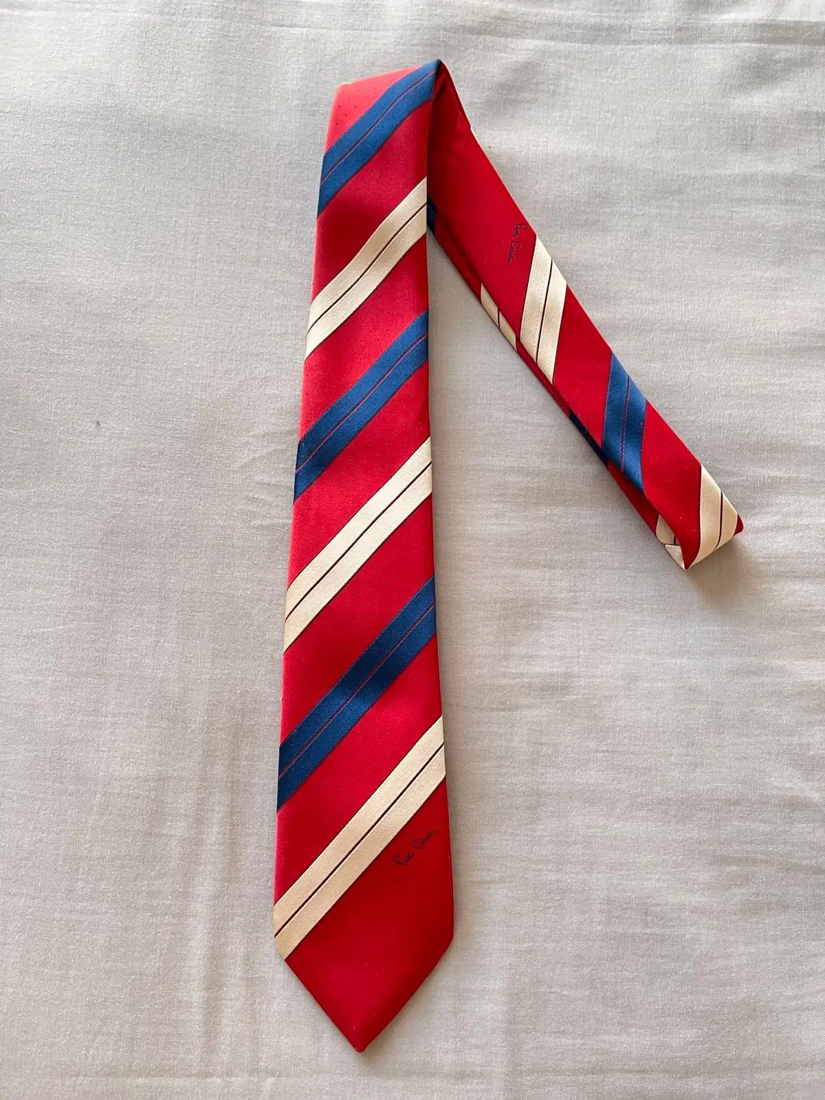 Emil Dufour Zurich Striped Silk Necktie