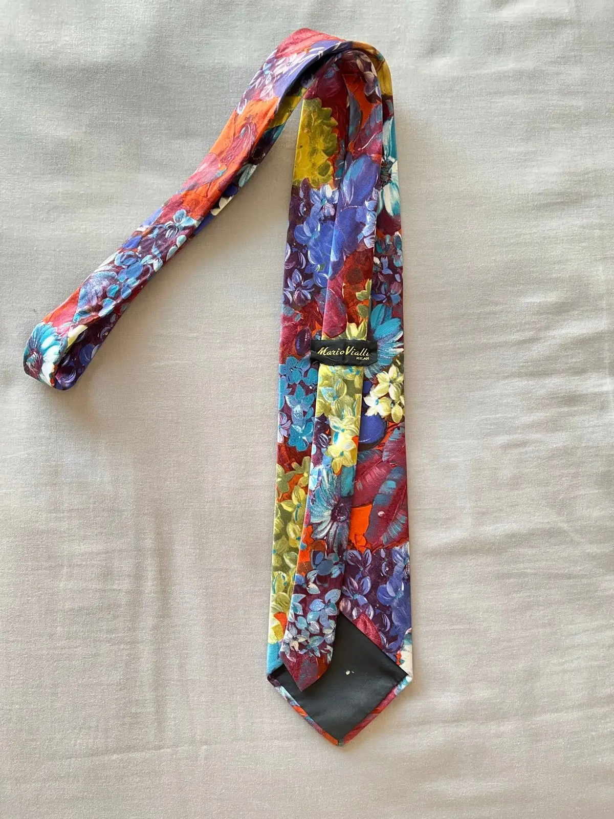 Vintage Floral Print Necktie