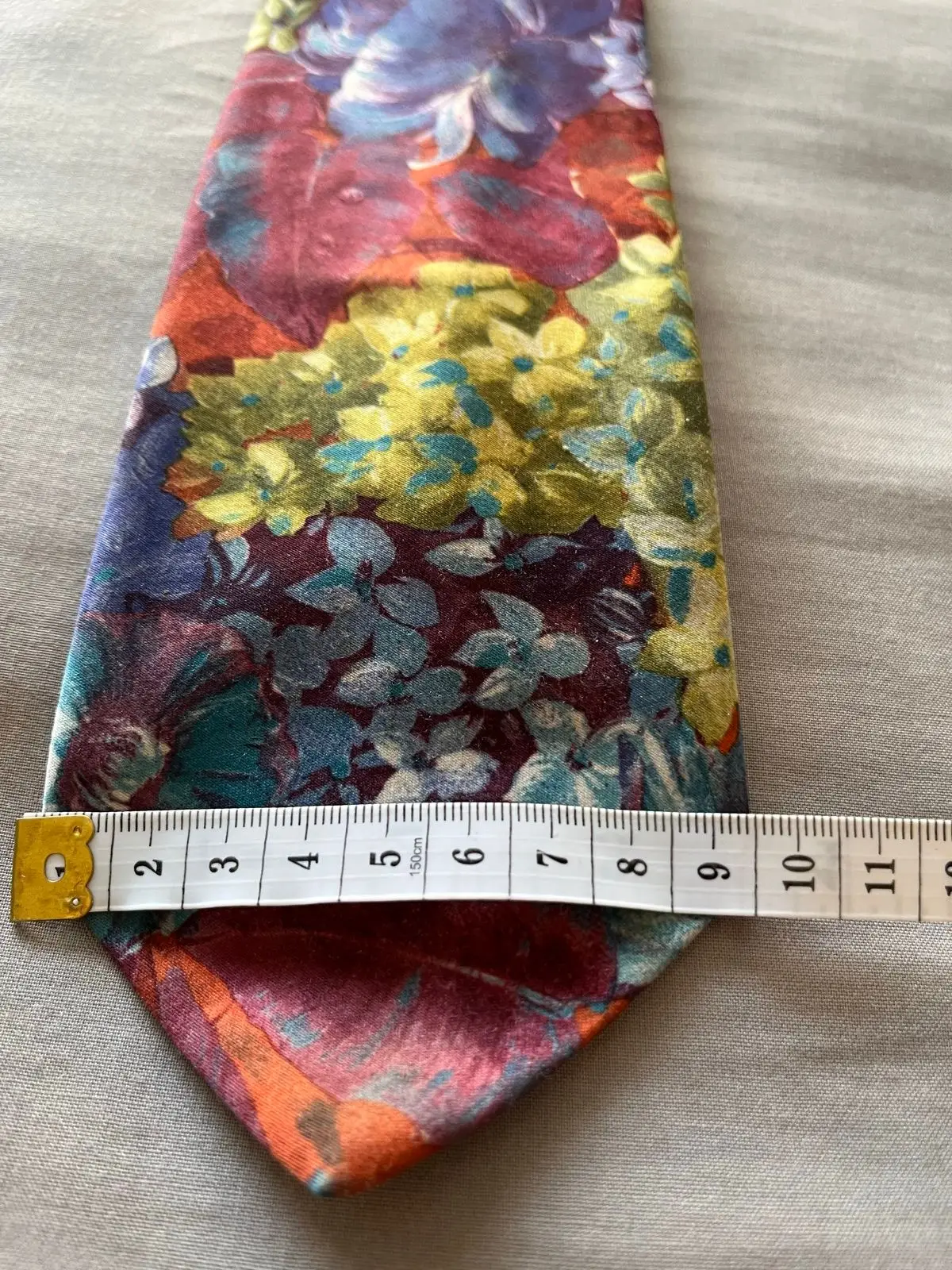 Vintage Floral Print Necktie