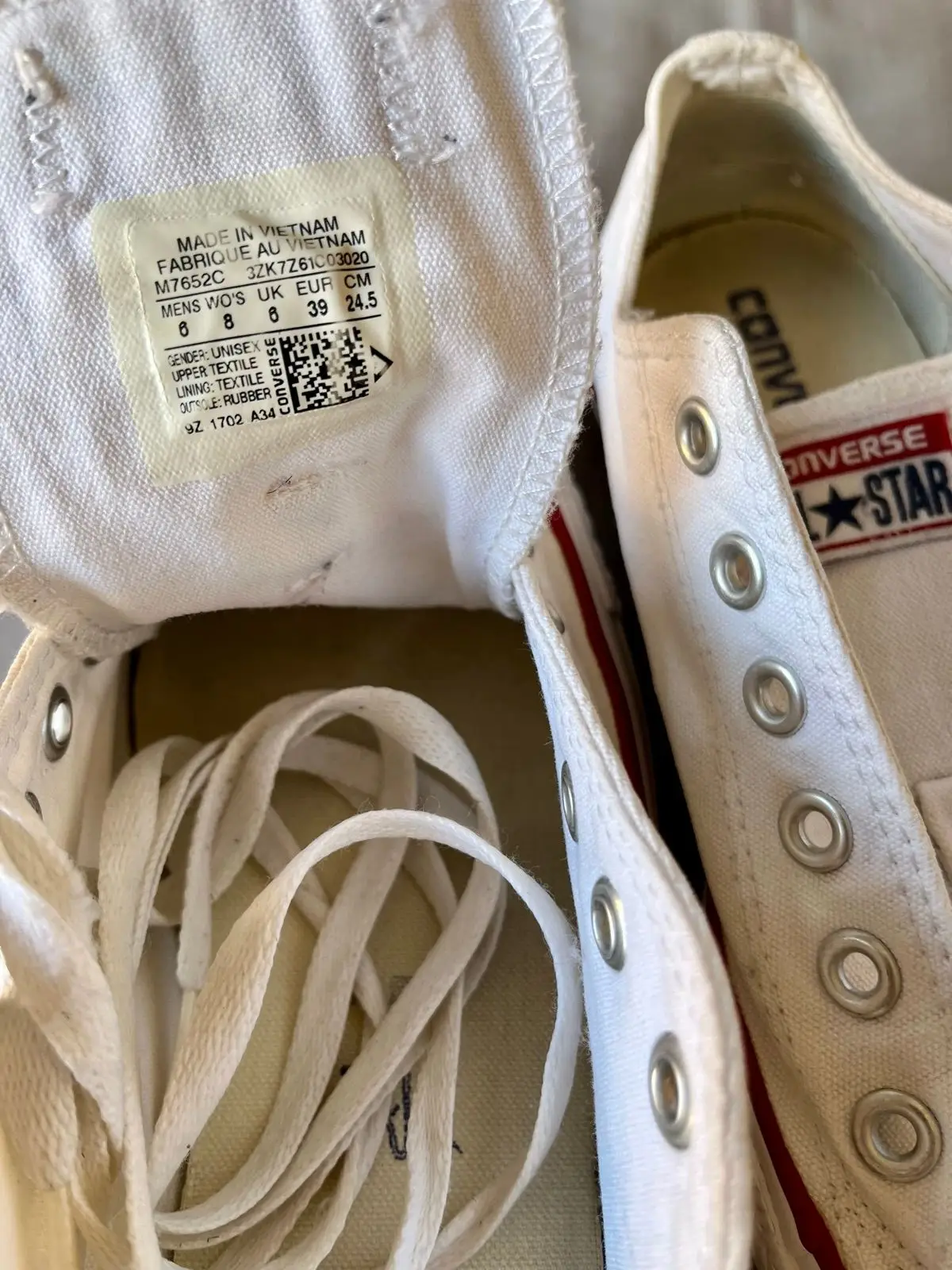 Converse All Star Low White Sneakers
