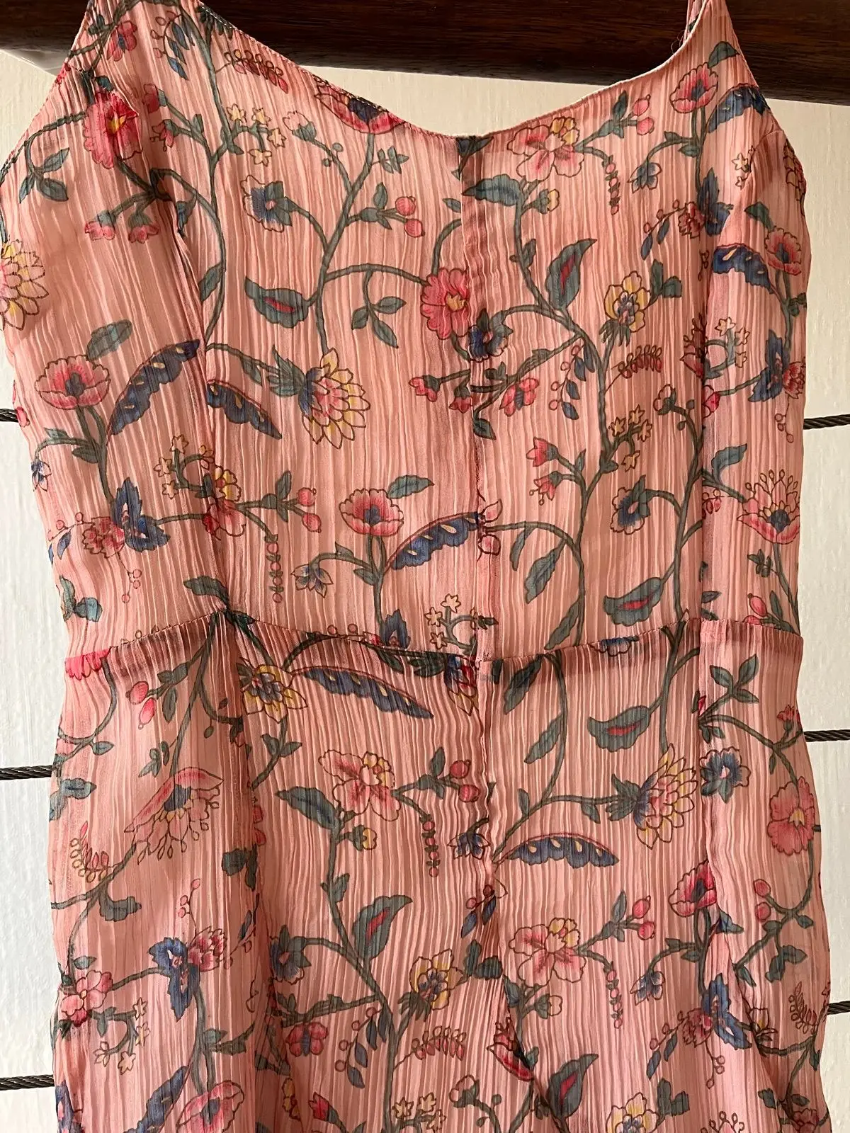 Pink Floral Slip Dress