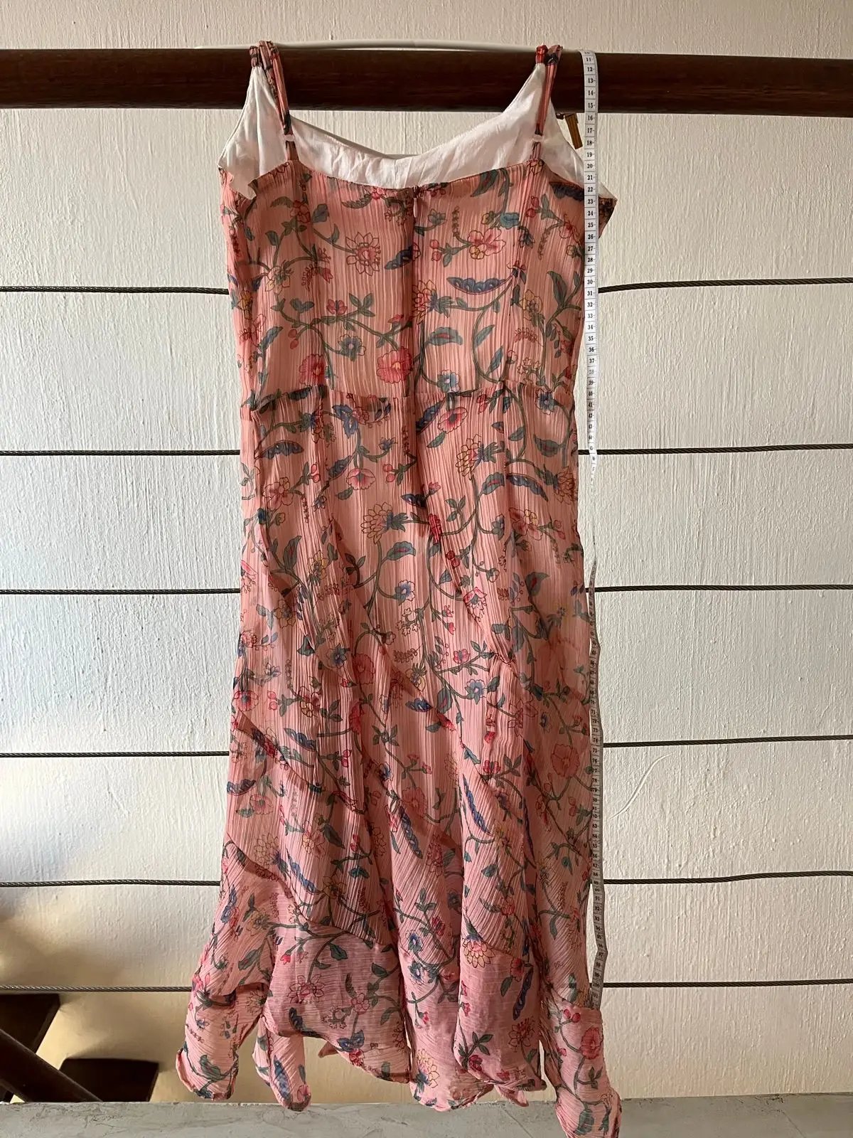 Pink Floral Slip Dress