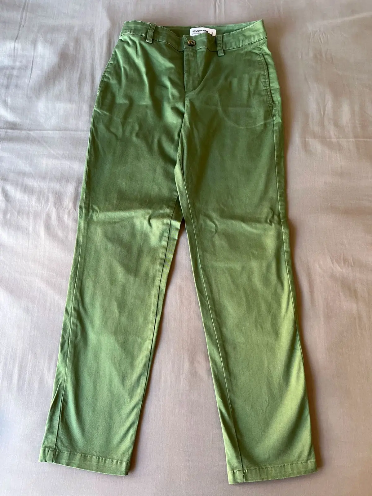Woolworths Green Trousers Size 6