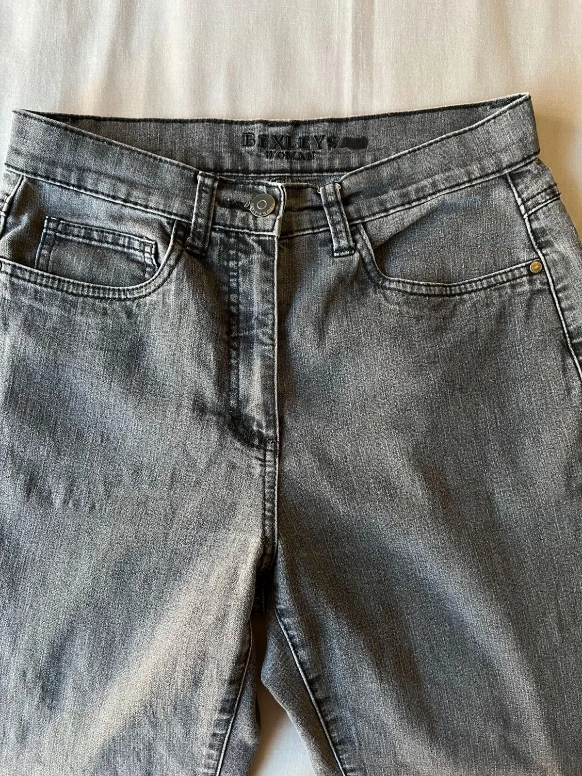 Bexleys Woman Grey Denim Jeans