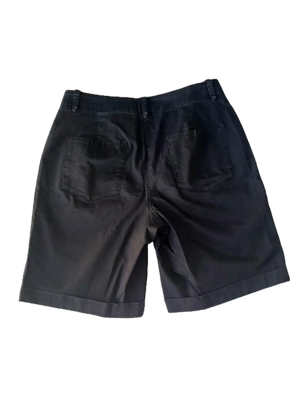 Cotton Road Black Chino Shorts