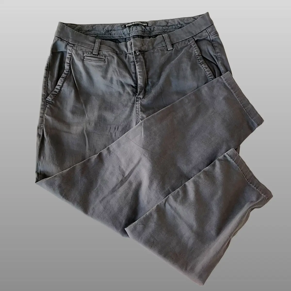 Dark Grey Casual Trousers
