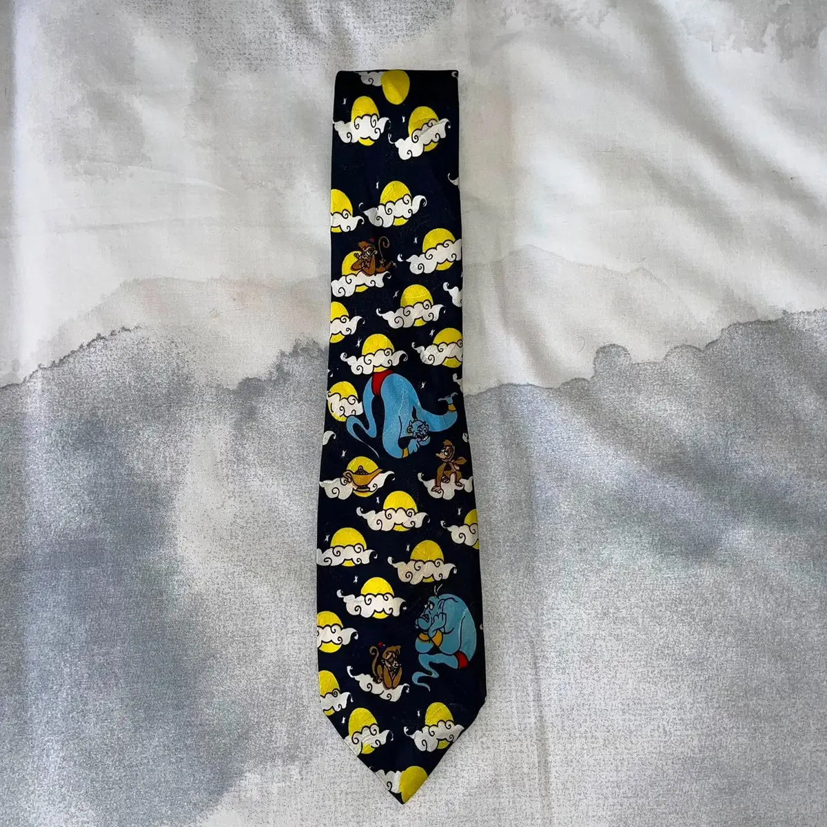 Disney Clothing & Apparel Disney Aladdin Genie Print Necktie