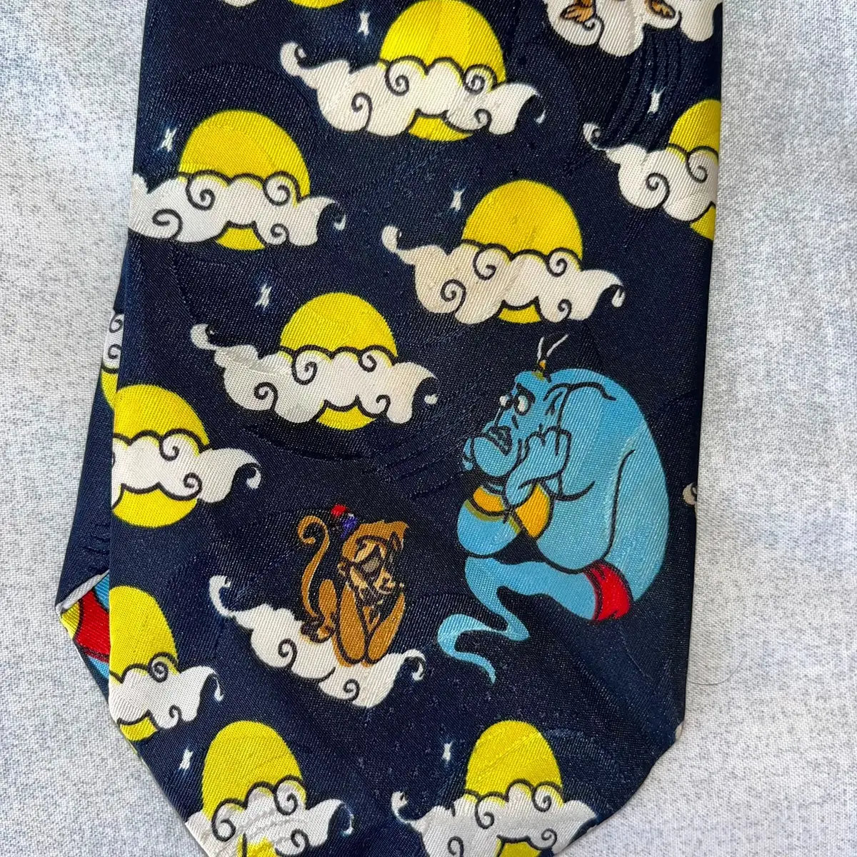 Disney Aladdin Genie Print Necktie