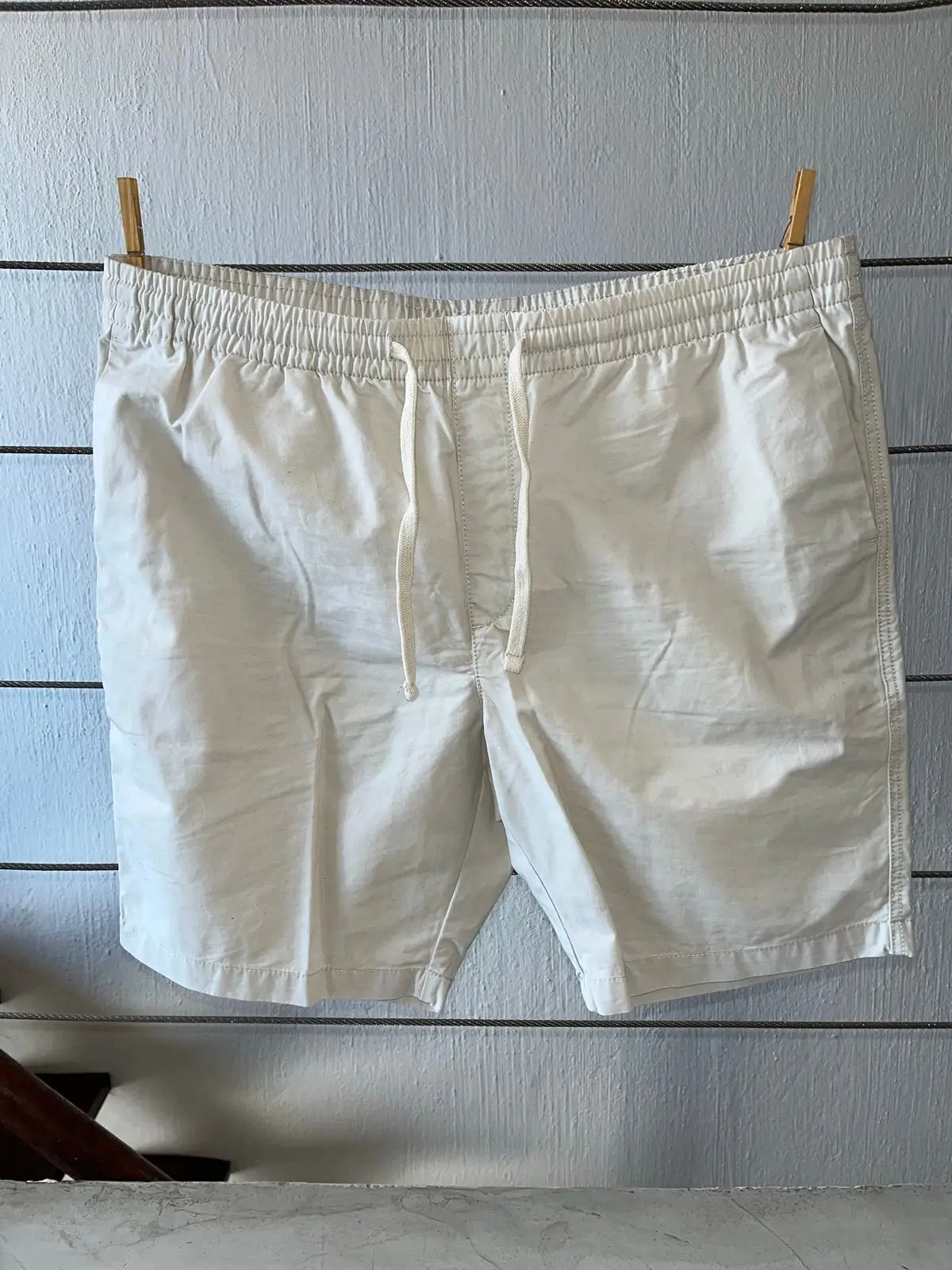 Marks & Spencer Beige Drawstring Shorts
