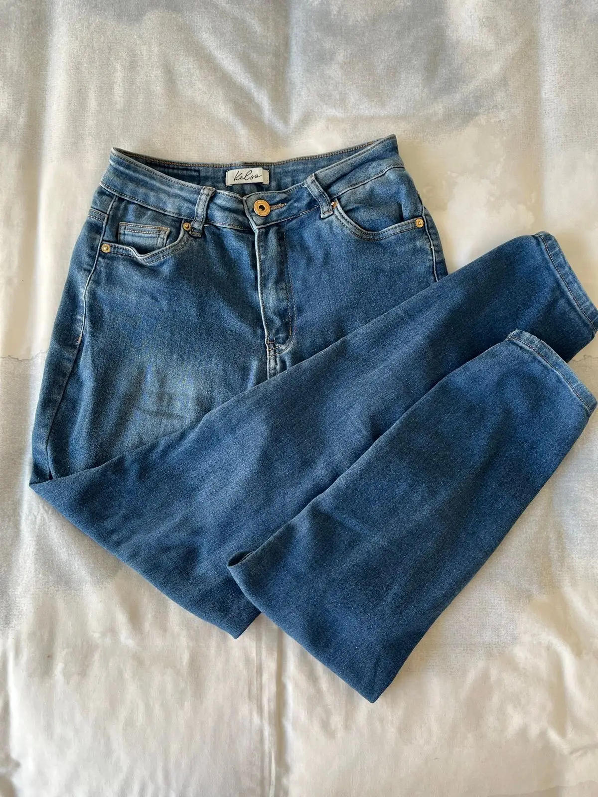 Kelso Blue Denim Jeans Size 8