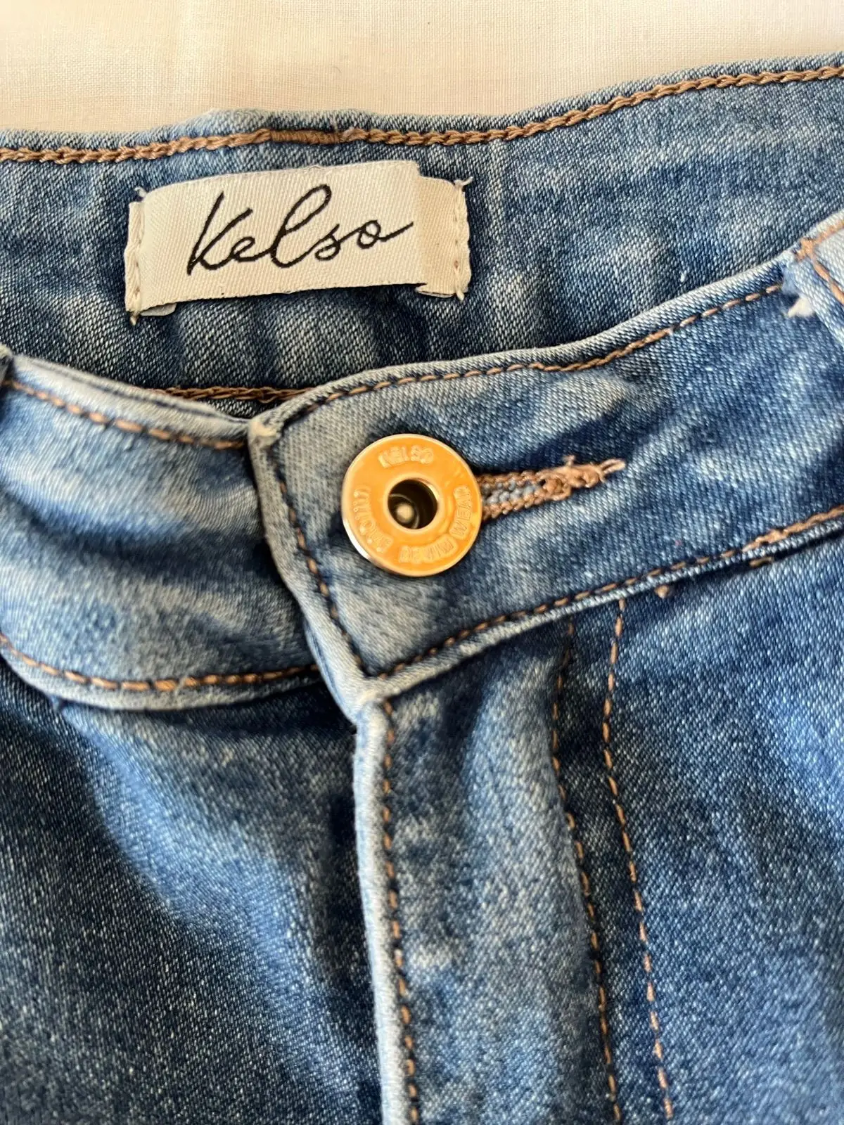 Kelso Blue Denim Jeans Size 8